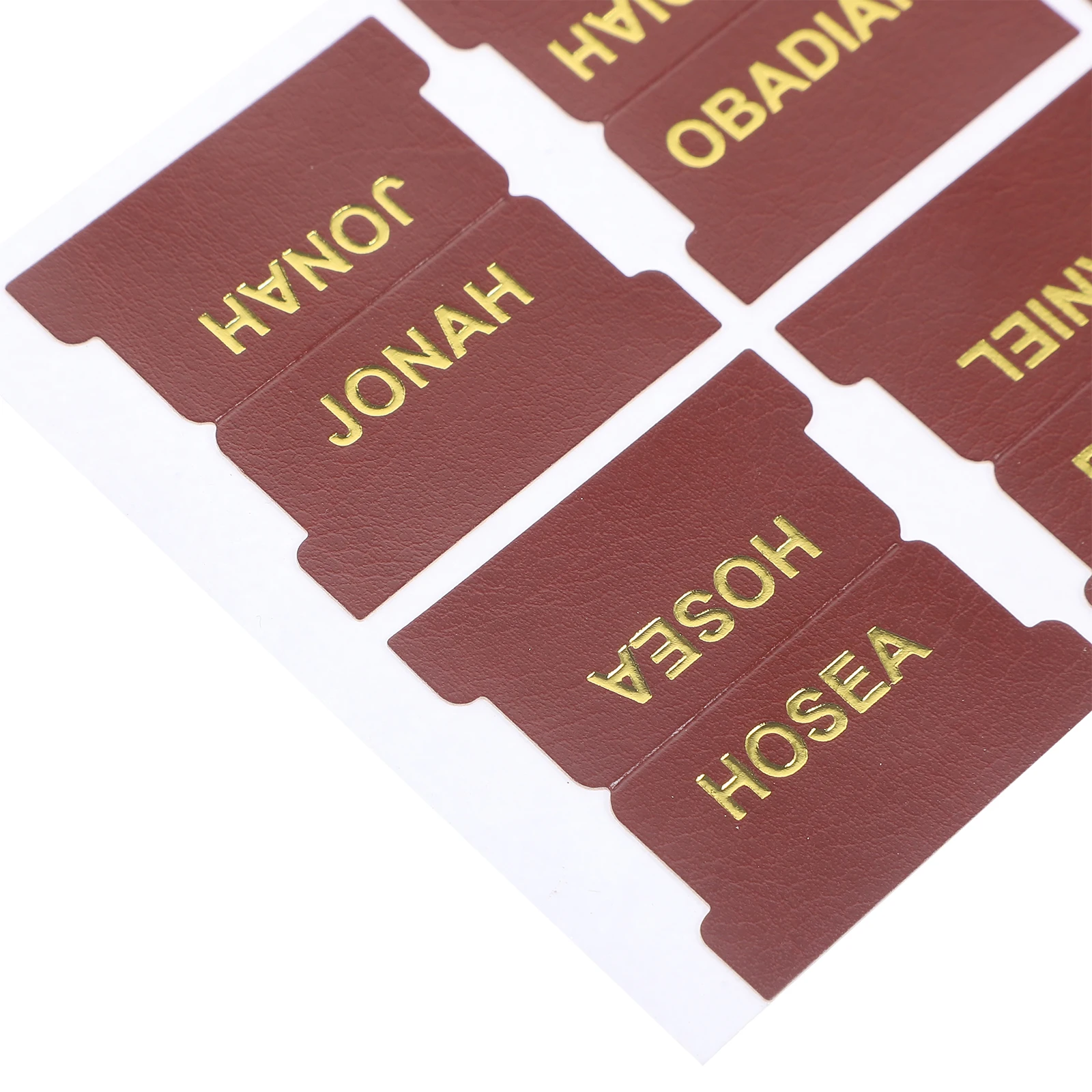 

10 Sheets Bible Index Stickers Clear Markers Decorative Book Tabs Portable Bible Tabs For Women