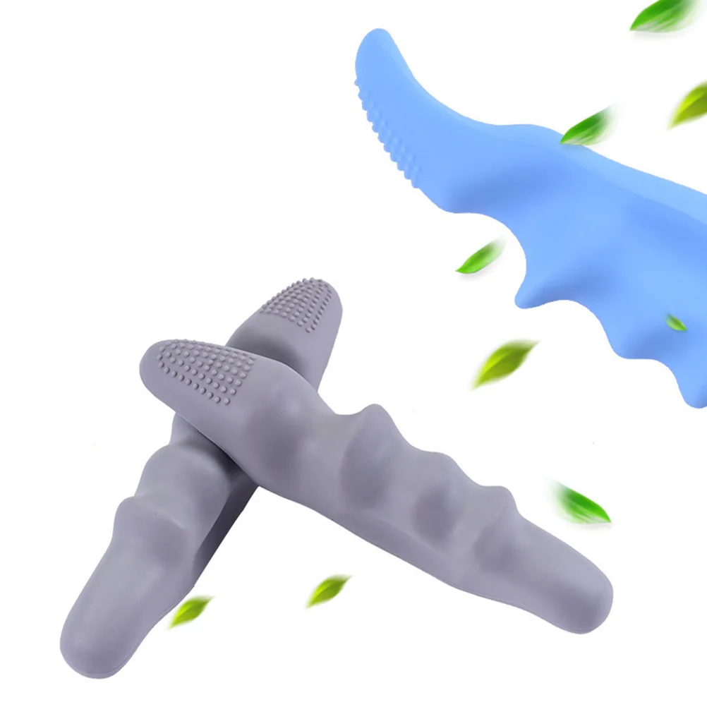 Massageador ergonômico de polegar, silicone macio, dispositivo de acupressão não invasivo para relaxamento e liberação de tensão, dor amigável para viagens