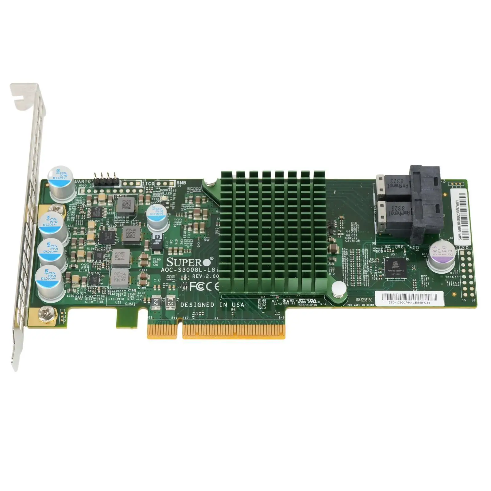 Imagem -02 - Supermicro-cartão Interno Pci-e x8 3.0 12g Portas Ao-s3008l-l8i Sas3