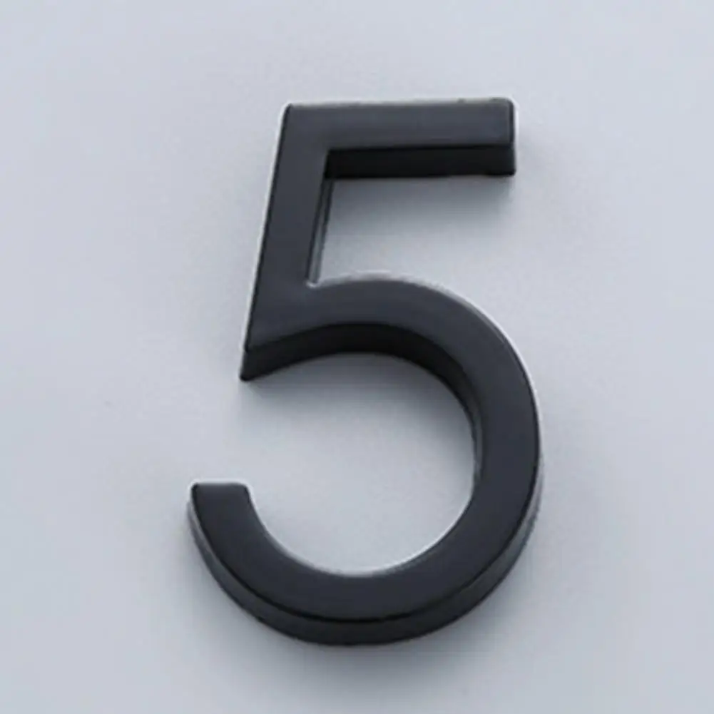 Outdoor House Numbers Rust-proof Modern House Numbers for Outside Home Front Door Mailbox Heavy Duty Simple Installation