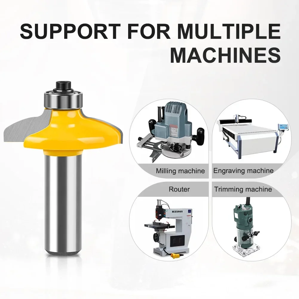 1 PC 8mm 12mm 1/2inch Shank Drawer Front & Cabinet Door Front Router Bit Set - Woodworking Cutter Woodworking Bits