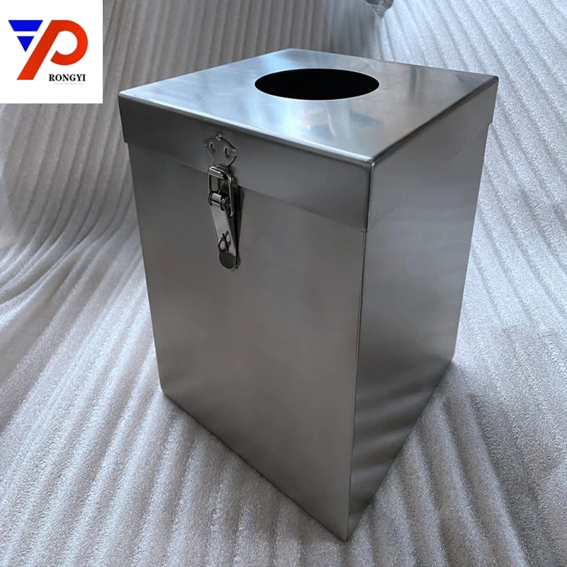 304 Stainless Steel Box Tray Custom Processing Sheet Metal Manufacturers Bending Welding Water Tank RY07