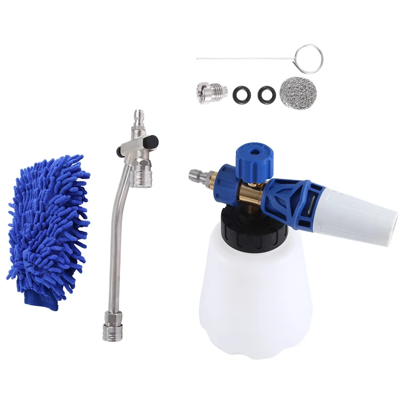 

FO-Pressure Washer Foam Cannon High Quality With Dual-Connector Tool, Pressure Washer Foam Jet Wash Sprayer Set