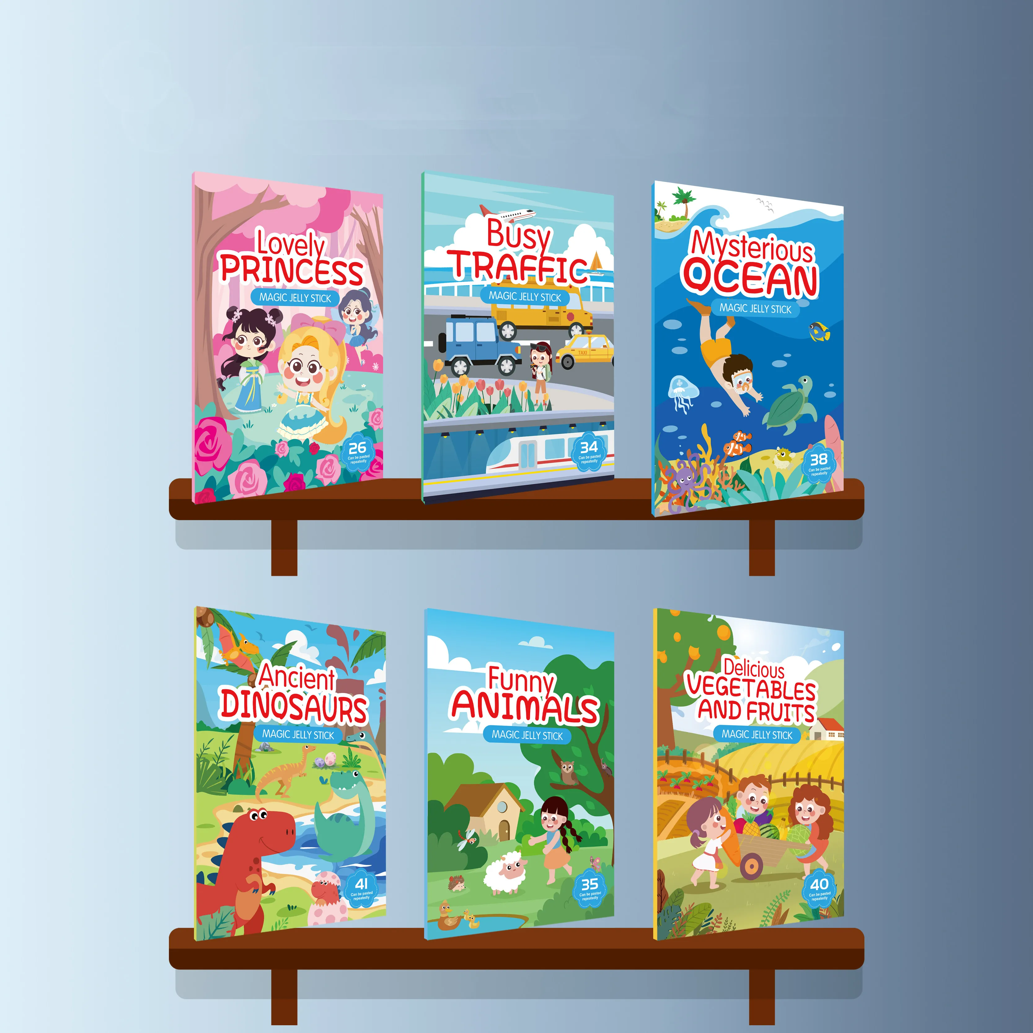 หนังสือสติกเกอร์การศึกษาปฐมวัยสำหรับเด็กใหม่ - เน้นการพัฒนาศักยภาพ ของเล่นกิจกรรมการเรียนรู้ที่สนุกสนานเพื่อการปลูกฝังความรู้สำหรับเด็ก