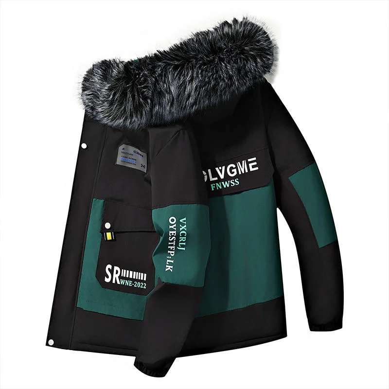 

2024 Autumn/Winter Fashion Sports Plus Fleece Thick Warm Jacket Men's Casual Loose Comfortable Large Size High Quality Coat 4XL