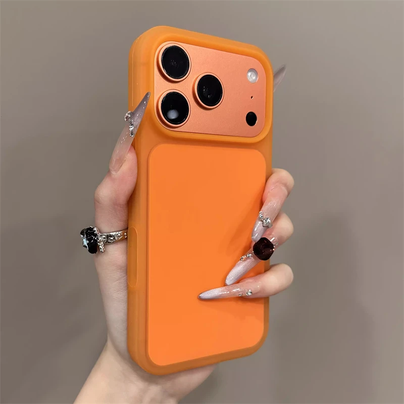 Original Flüssigsilikon Candy Jelly Farbige Matte Weiche Hülle für iPhone 18 Pro 17 16 15 Pro Max Stoßfeste Bumper-Schutzhülle – Detail 17