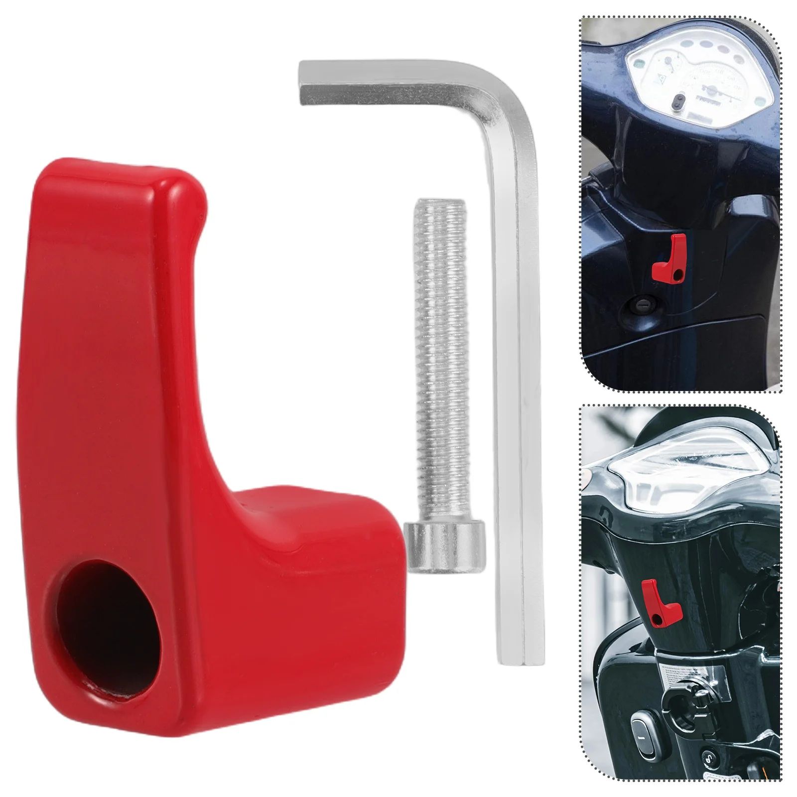 

Electric Scooter Hook Aluminum Alloy Multipurpose No Drilling Installation Universal Hanging Holder Bike
