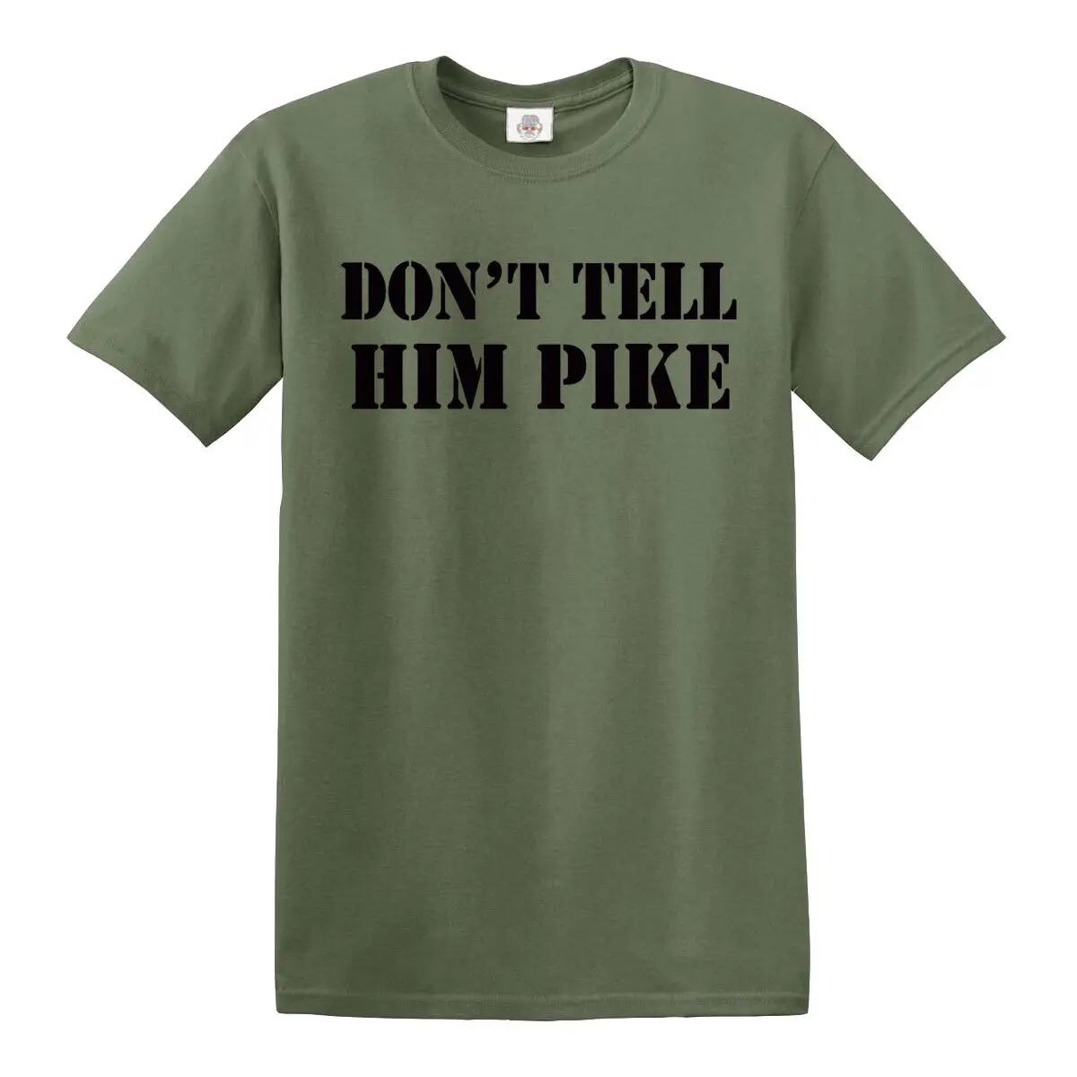 

Зеленая мужская армейская футболка Don't Tell Him Pike Dad's