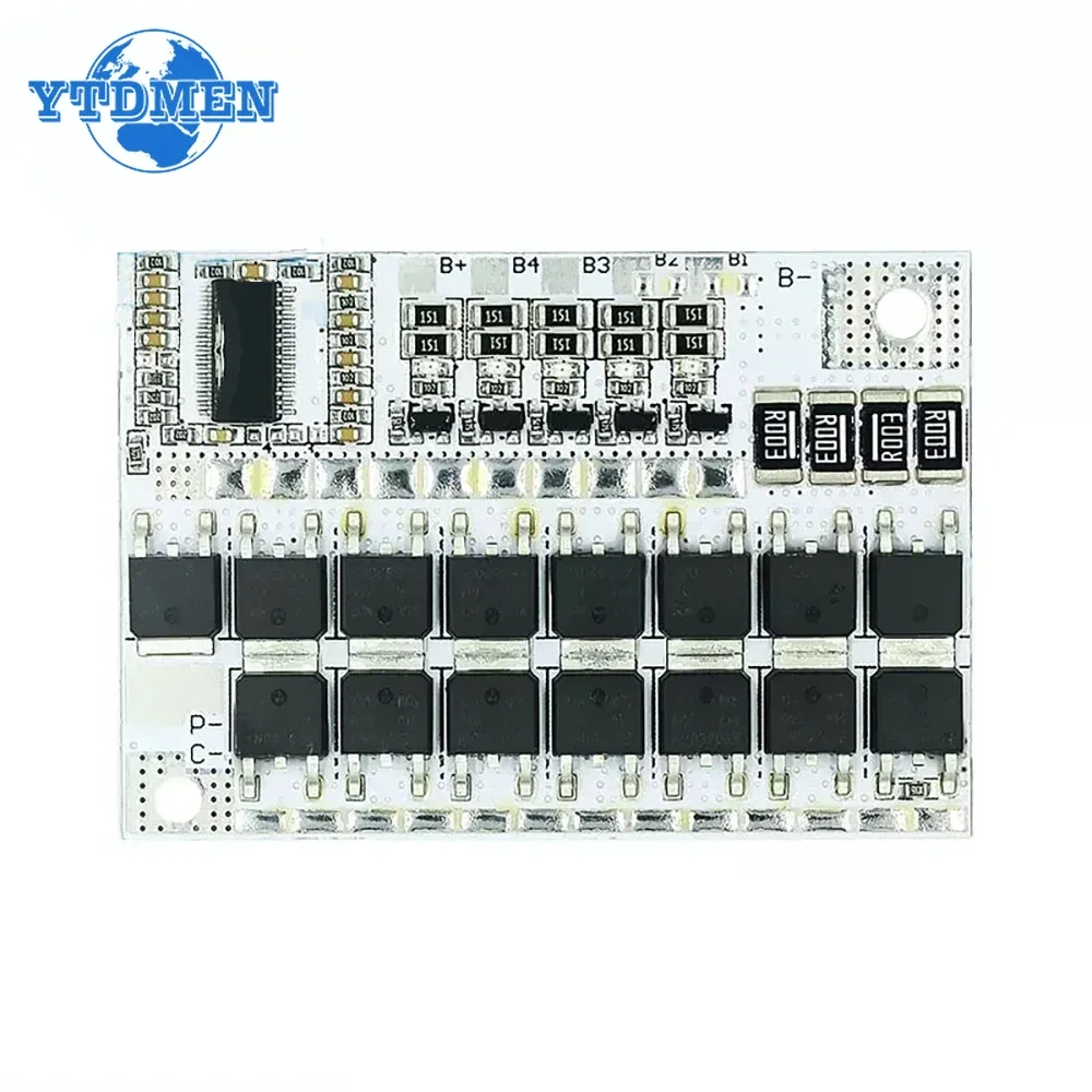 3s/4s/5s Bms 3.2V 3.7V 100A Li-ion LMO Ternary Lithium Battery Protection Circuit Board Li-polymer Balance Charging Module 12V