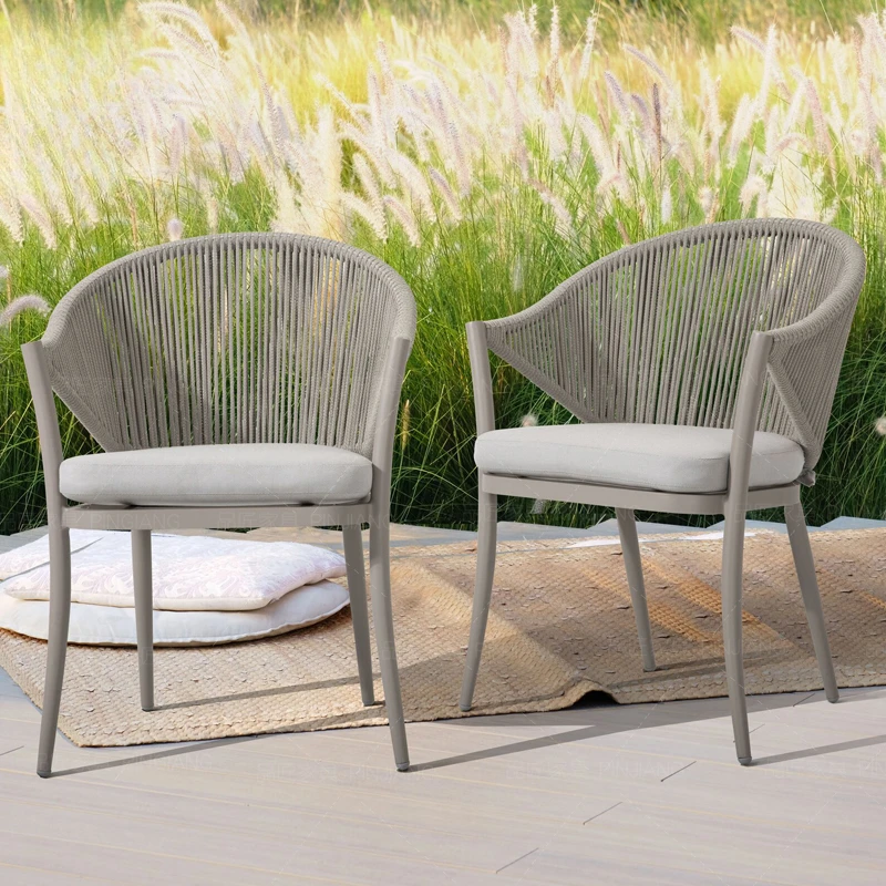 

Retro Natural Garden Furniture Set Balcony Cushions Lounge Outside Garden Furniture Set Design Yard Meble Ogrodowe Decorations