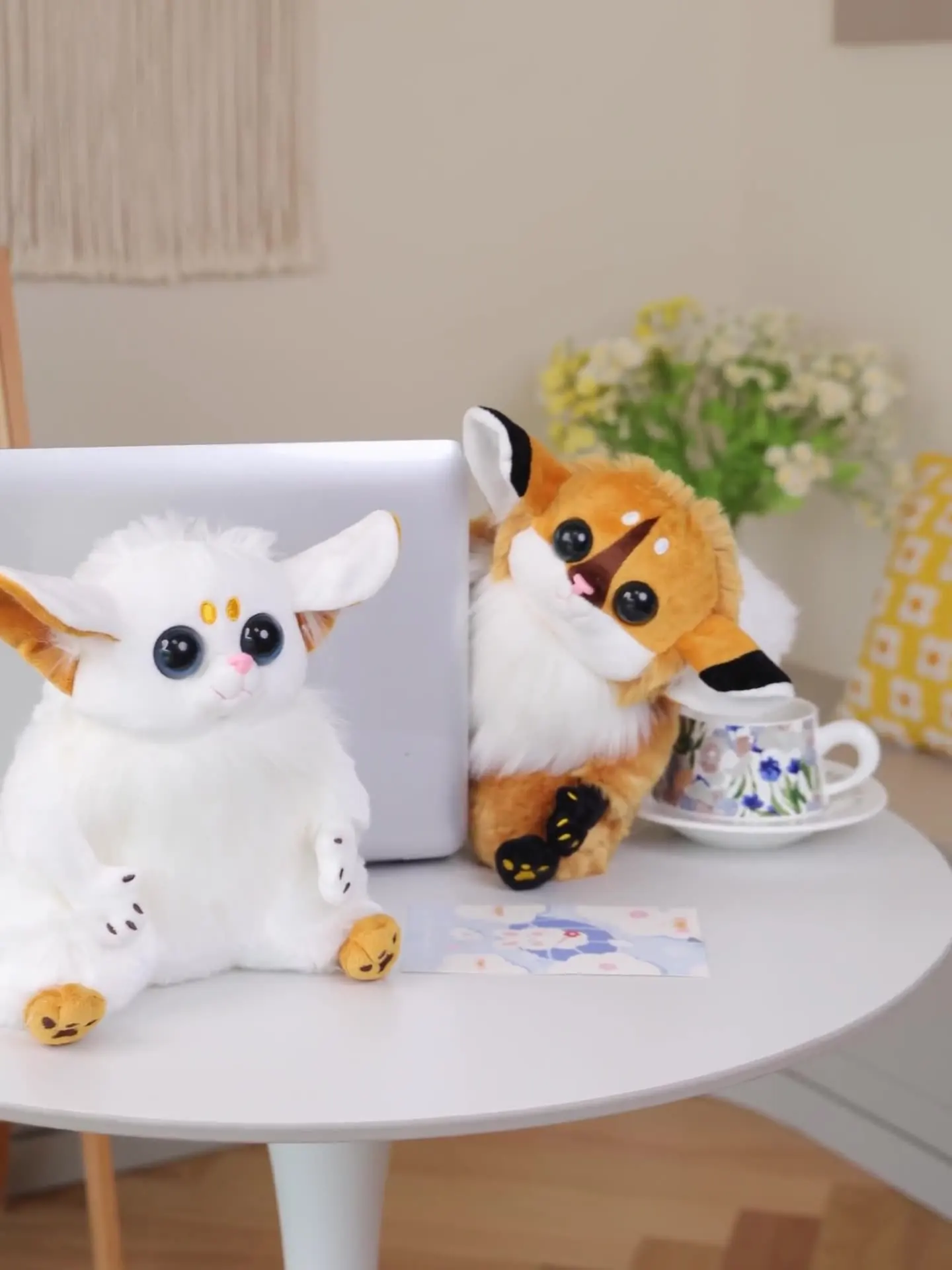 New spot simulation lemur doll cute monkey doll simulation fat models honeybug flying squirrel soothing plush toys