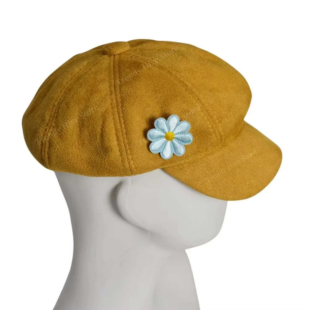 Saja Jungen Baby Cosplay Gelbe Baskenmütze Hut KPop Dämon Jäger Synthetische Kurze Perücke Männer Frauen Halloween Party Karneval Requisiten