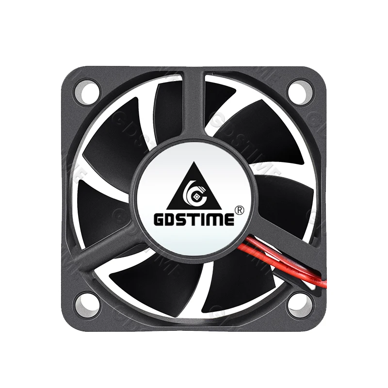 Wentylator osiowy Gdstime 50MM 5020 DC 5V 12V 24V z łożyskiem kulkowym/tulejkowym, radiator 50x50x20MM, wentylator do drukarki 3D, mini wentylator bezszczotkowy, chłodzenie PC — zdjęcie produktu 7