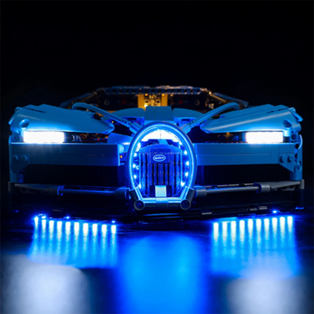 No Model LED Light Kit for Bugatti Chiron 42083