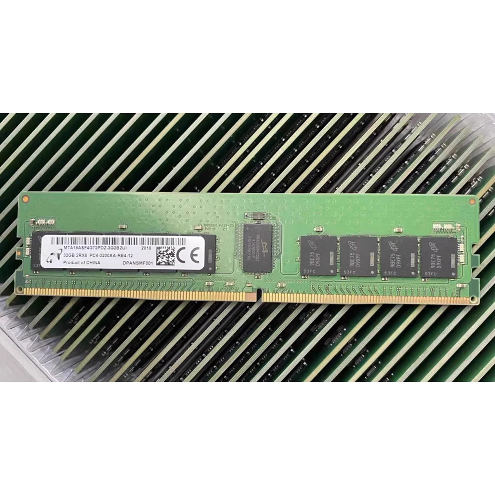 RAM MTA18ASF4G72PDZ-3G2E1 32G 2RX8 PC4-3200AA REG Server Memory