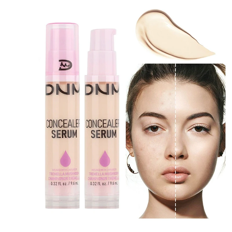 

8Colors Liquid Concealer High Covering Moisturizing Oil Control Foundation Invisible Pores Dark Circles Freckle Face Makeup