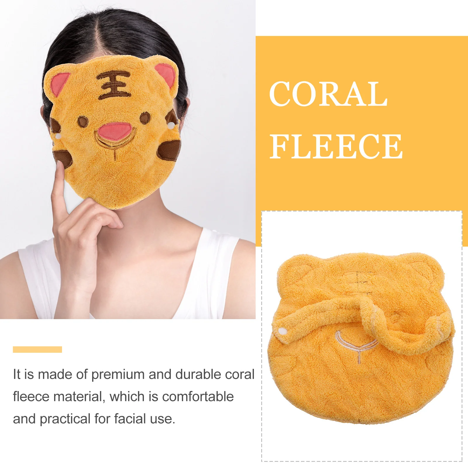 

1Set Cartoon Cold Hot Compress Face Mask Towel Elastic Band Facial Spa Skin Care Moisturizing Towel for Women Salon Supply