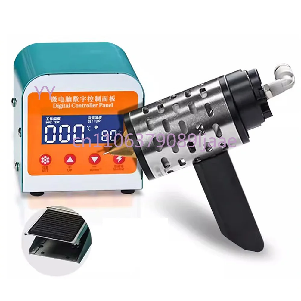 

10ml Pur Adjustable Temperature Hot Melt Glue Gun with Foot Pedal 110-220v Microcomputer Digital Display Control