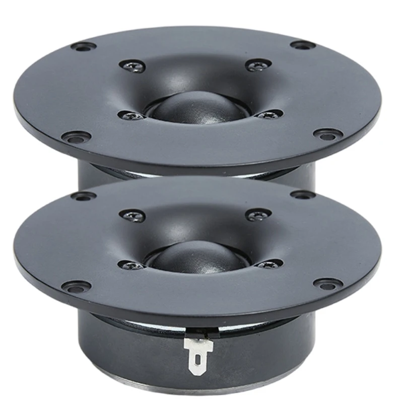 

Exceptional 4Inch 8Ohm 60W 104mm HiFi Hifi Silk Cloth Dome Tweeter for 3 Way speakers Setups D46B