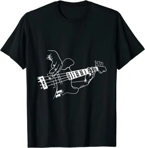 

NEW LIMITED Bass Guitar Player Music Guitarist Musician T-Shirt - MADE IN USA