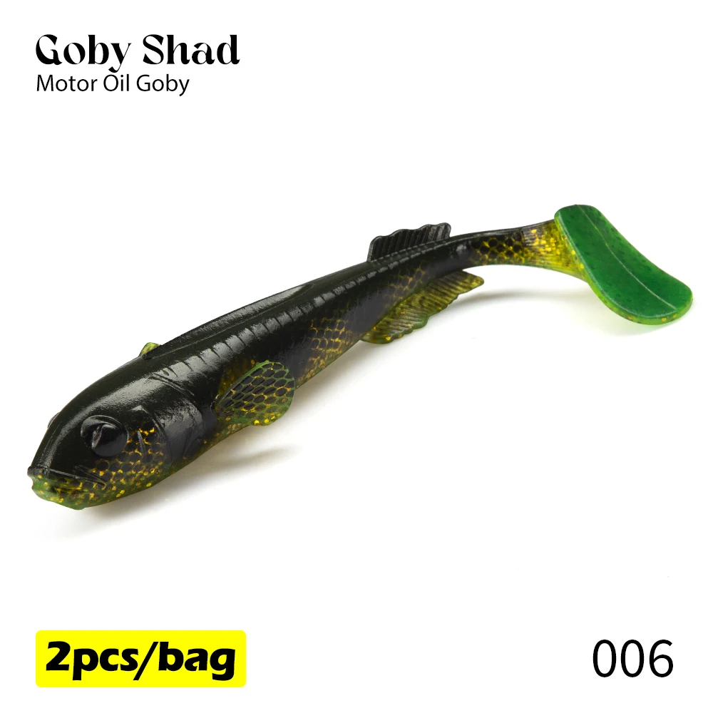 hunt house Hunthouse 3D Grundel Shad Weicher Köder Pro 2 stücke Angeln Sinking 200mm/55g Salzwasser Mit Rassel Silikon leurre Wobbler Für Forelle Hecht 6