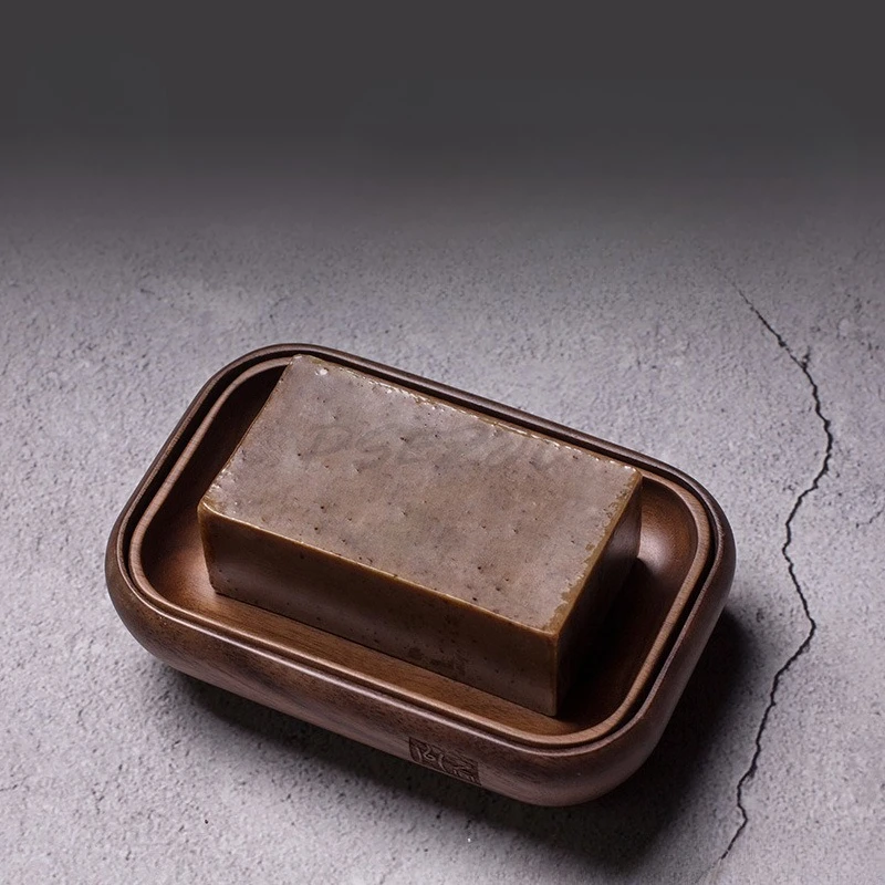 Soap Box Soap Dish Handmade Soap Specifically Designed for Draining Water Carved From North American Walnut Wood