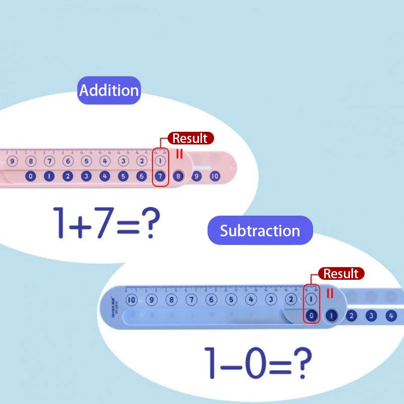 Children's Mathematics Decomposition Scale20-Digit Addition and Subtraction Scale  Montessori Mathematics Decomposition Ruler