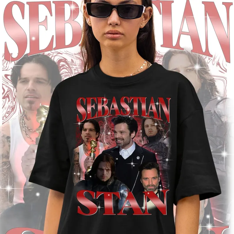 Sebastian Stan Vintage Shirt, Sebastian Stan Retro 90s Tshirt, Retro T Shirt, Mastorbunt  Shirt