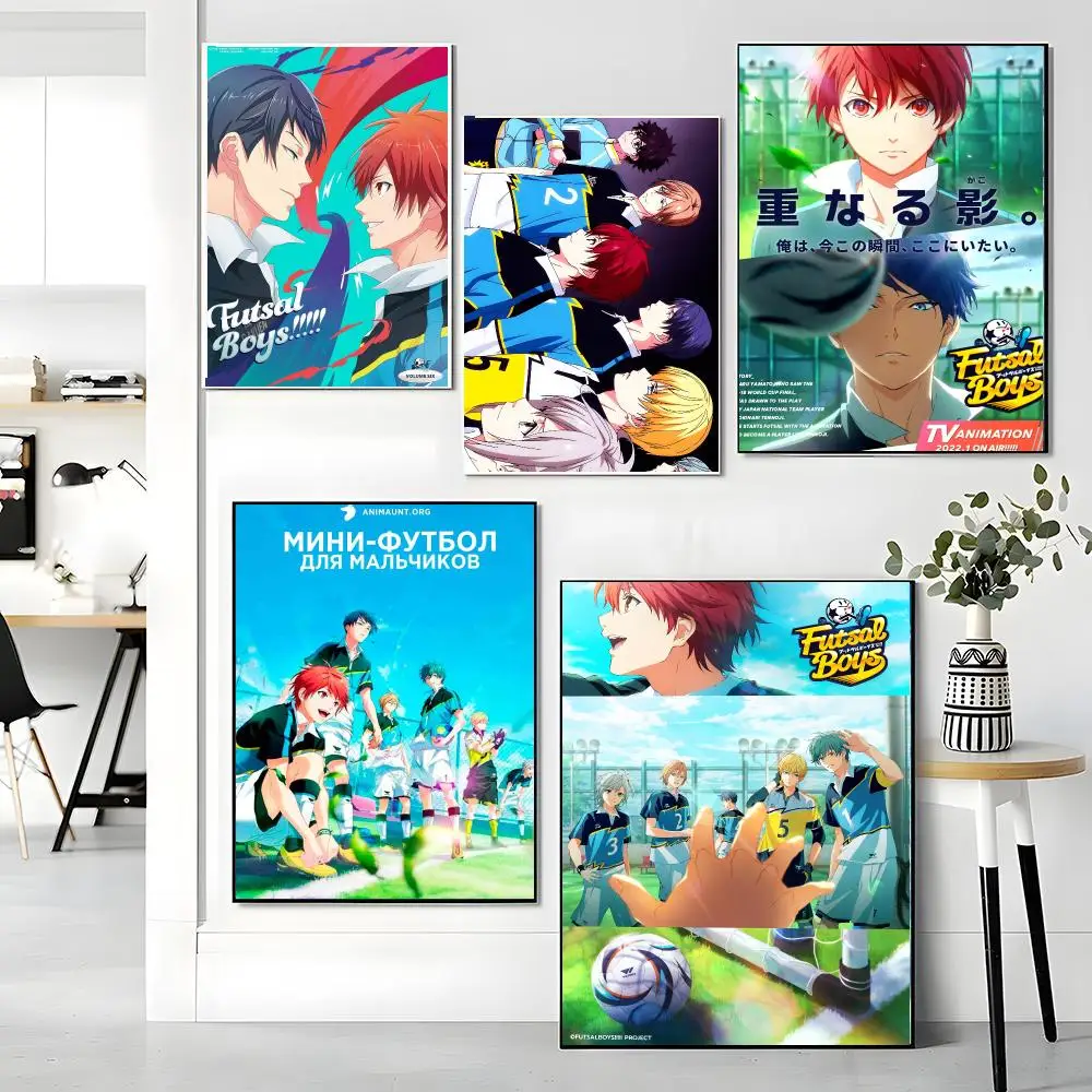 anime F-Futsal Boys-S Painting Calligraphy Artwork for Living Room Bedroom Office Home Decor