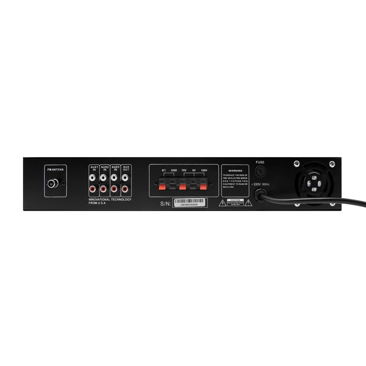 MSThinuna TA-80D II مجتمعة الجهد الثابت مكبر كهربائي 80 واط خلط مكبر للصوت مع موالف USB مضخم الصوت