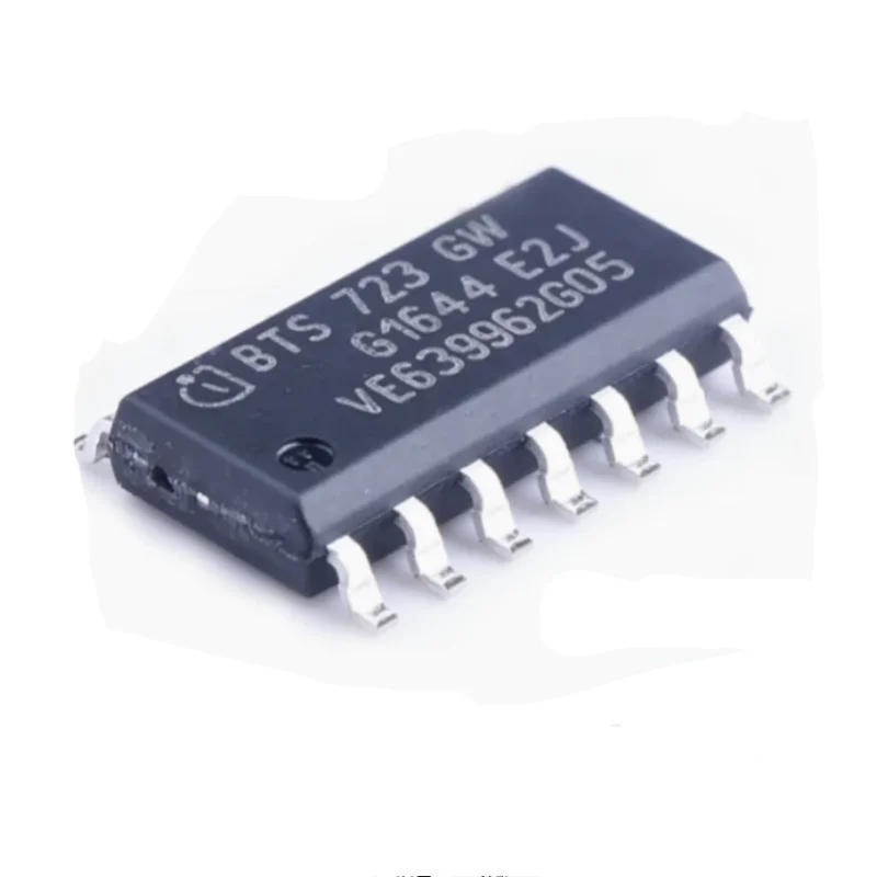 2pcs %New BTS723GW Automotive Computer Board New Energy BSM Battery Management Unit High-Voltage Side Power Switch Chip 14-pin