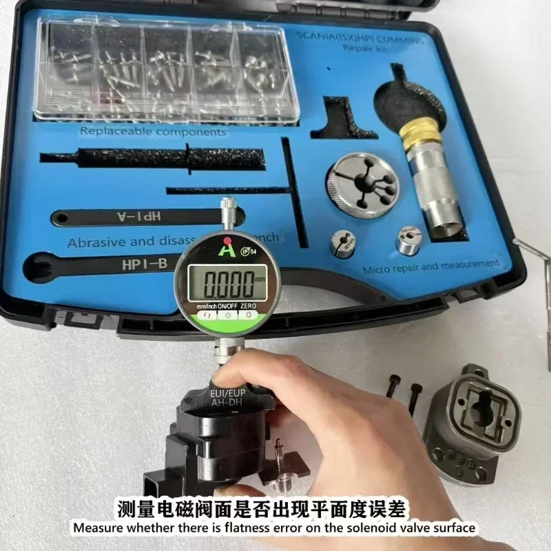 Alat Perbaikan Penggilingan Inti Katup Pengukur Dinamis Armature Aktuator XPI HPI Injektor CRIN