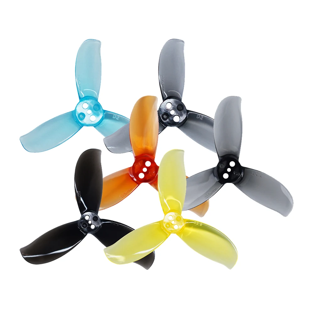 GEMFAN D-Series Ducted Propellers D2/D2.2/D2.8 3-Blade Props 2-2.8 Inch FPV Drone 4CW+4CCW