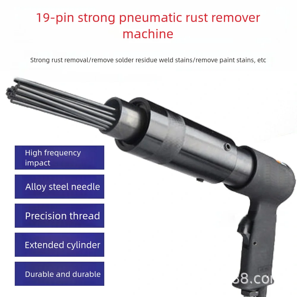 2025 الهواء الهوائية متعددة إبرة قشارة أداة مسدس قبضة إزالة الصدأ الخبث مزيل التآكل Deburrs أدوات كهربائية المهنية