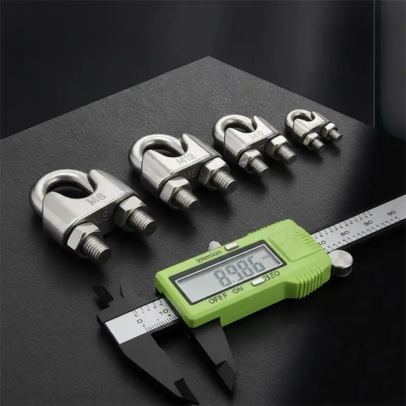 5Pcs M2 M4 M5 M8 Stainless Steel U Type Cable Clamp For Wire Guy Faste