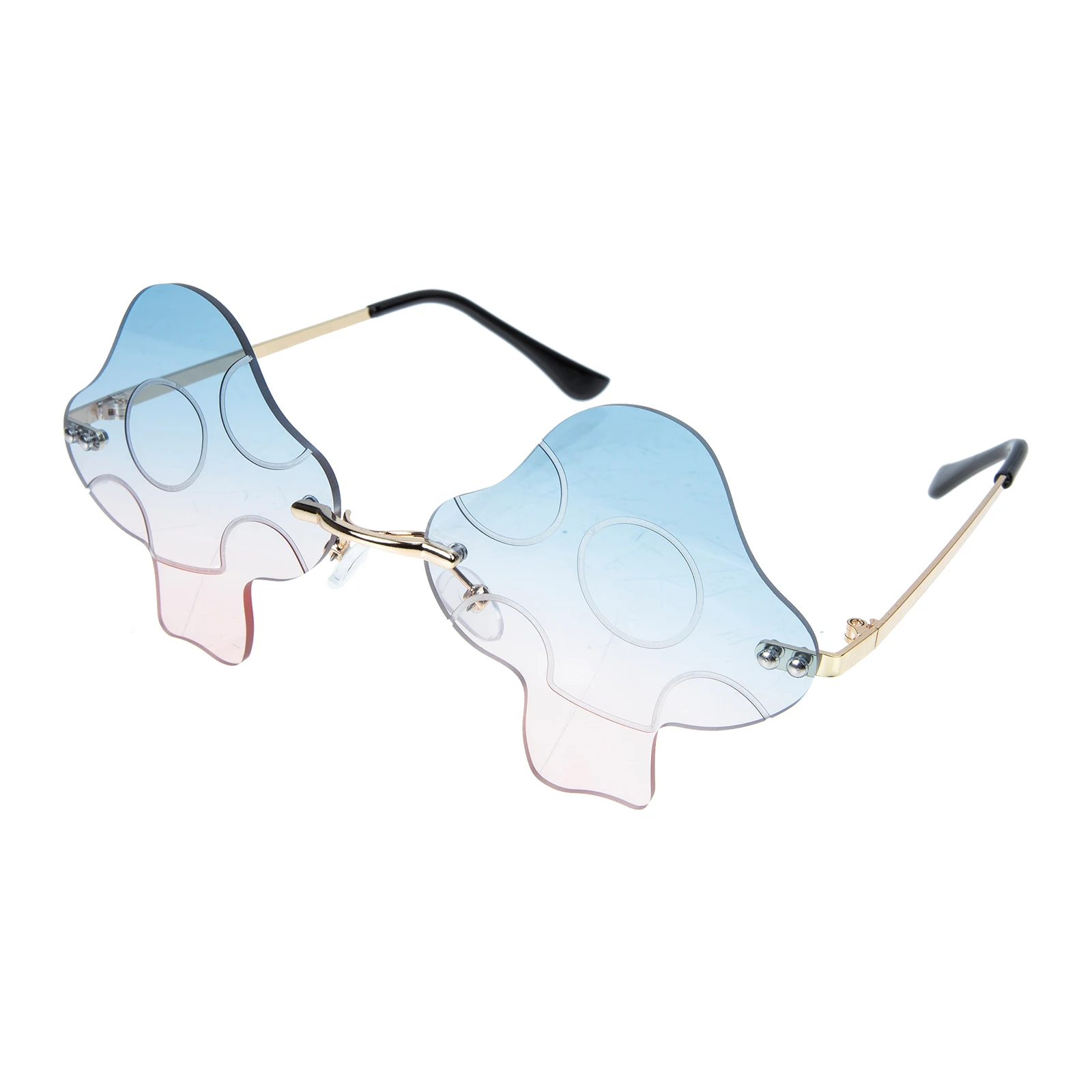 

Metal Polarized Sunglasses Lightweight Durable Fashion Eyewear Mushroom Child Eyeglasses Frameless Design Chic Sun Glasses Party