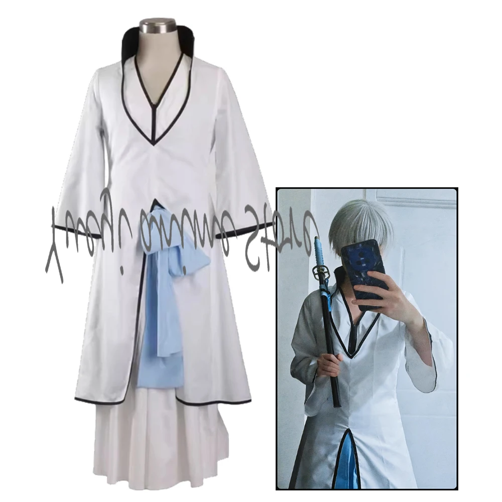 

Customized -Arrancar Ichimaru Gin Cosplay Costume White Kimono Outfit for Halloween Party