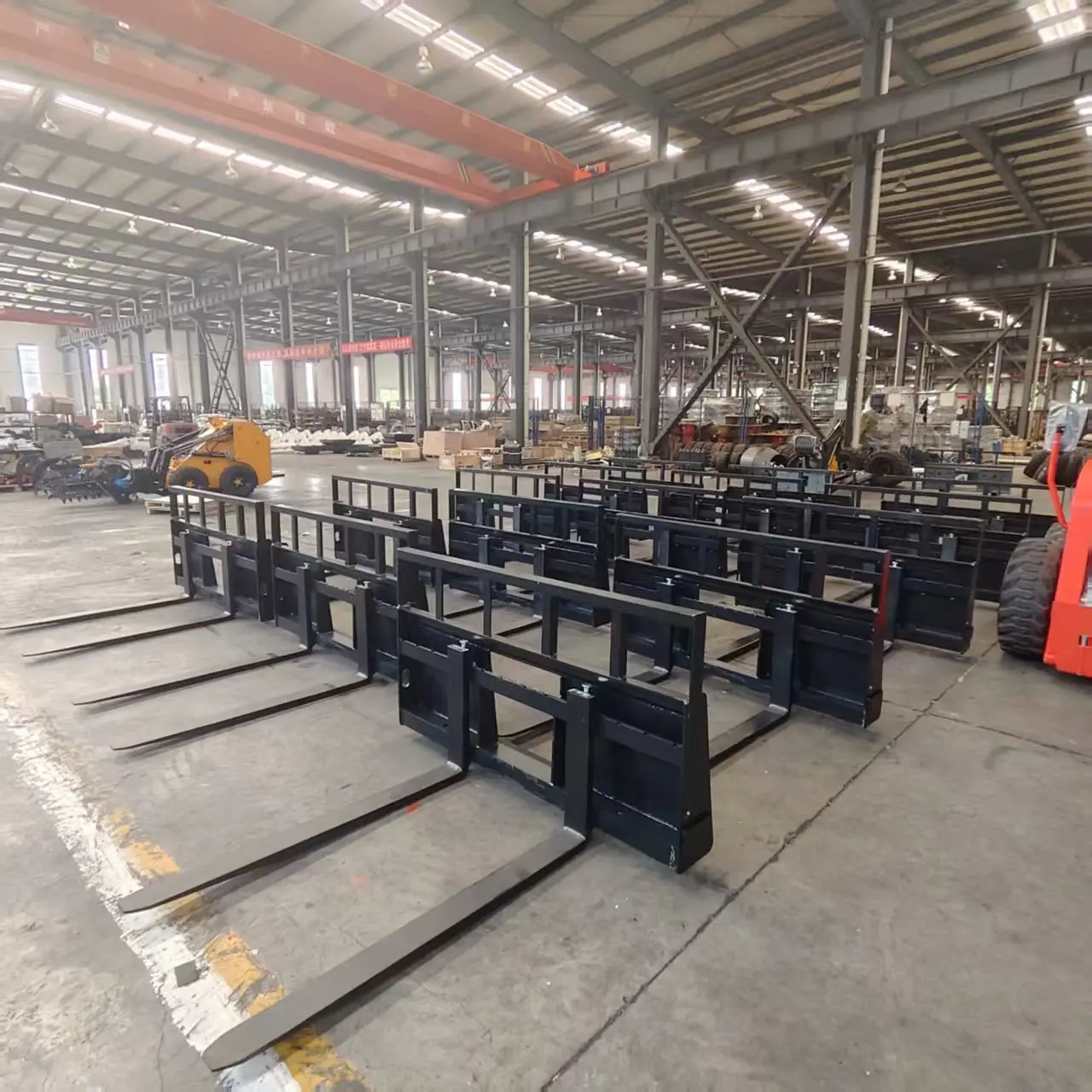Direct Factory Sales Fork Attachments for Skid Steer Loaders Pallet Forks Pallet Fork Attachment for Skid Steer Loader