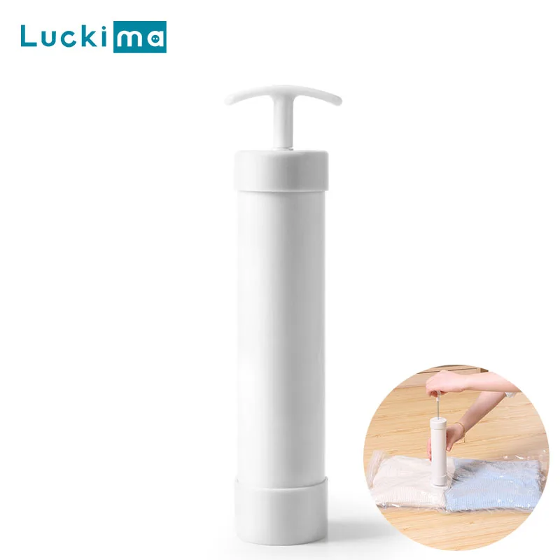 Mini Manual Vacuum Air Pump for Vacuum Compressed Storage Bags Home Travelling Outdoor Portable Suction Compression Hand Pump