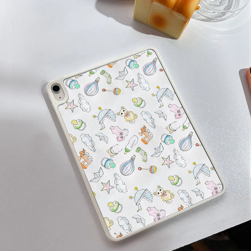 حافظة لجهاز iPad Mini 7 A17 Pro 2024، حافظة iPad Mini 6th/Mini 6 Generation 8.3 بوصة إصدار 2021، ipad air4/air5/air6 10.9 بوصة/iPad Air 11