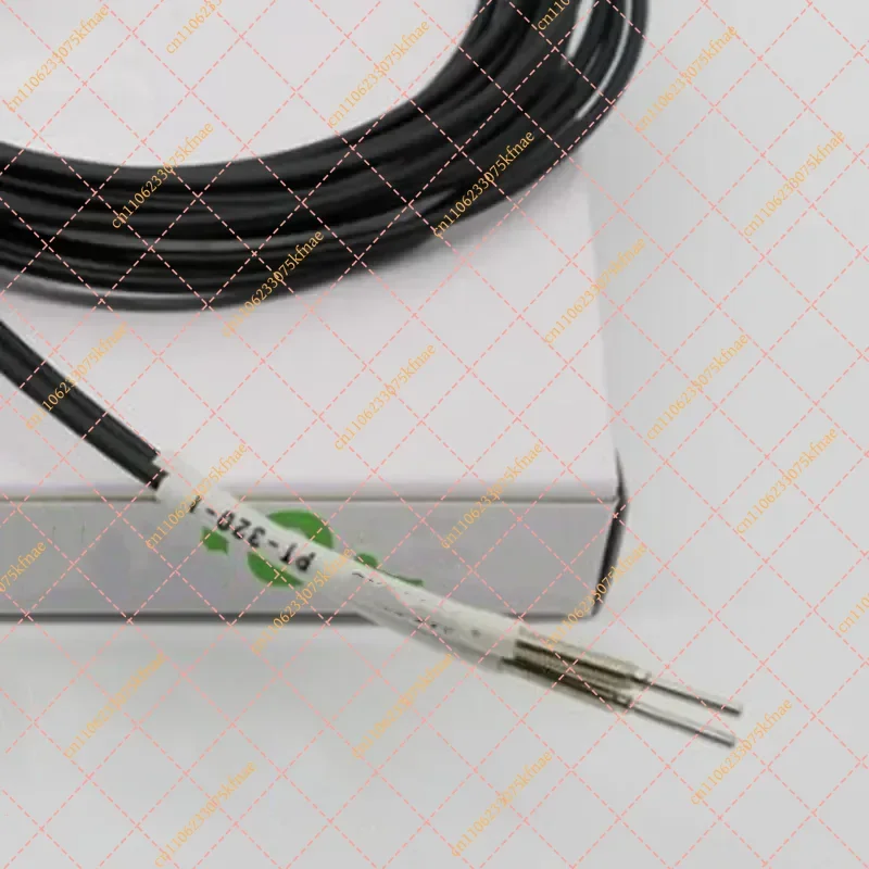 M3 Thread Opposed Optical Fiber Sensor (Convex Tip, 2m Cable) - Fits PT/FT Series