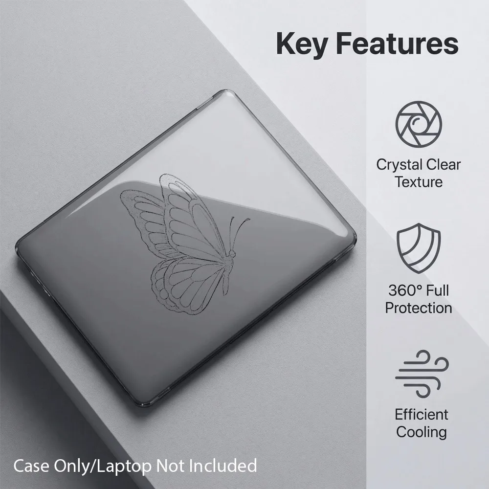 Case for MacBook,compatible with 13 Neo/13.3 Air/13.3 Pro/13.6Air/14.2 Pro/15Air/16.2Pro