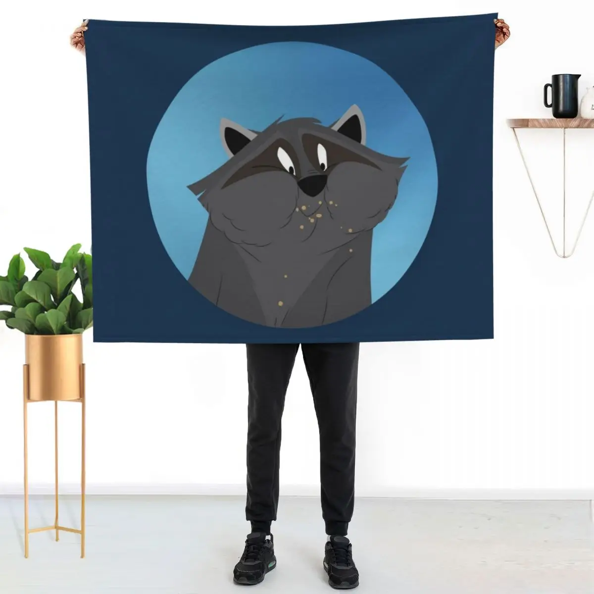 

Meeko Pocahontas Throw Blanket Soft Breathable Blanket for Night Sleeping