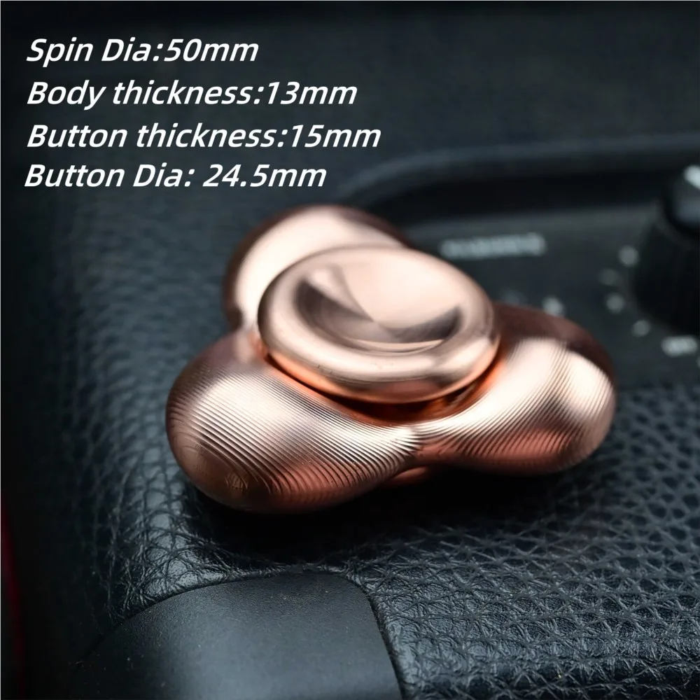 Kinetics Ásia Pacífico EDC Celular de Tungstênio MF Fidget Spinner Aço Inoxidável Liga de Titânio Cooper Bronze Brinquedos Metal Brinquedo de Escritório