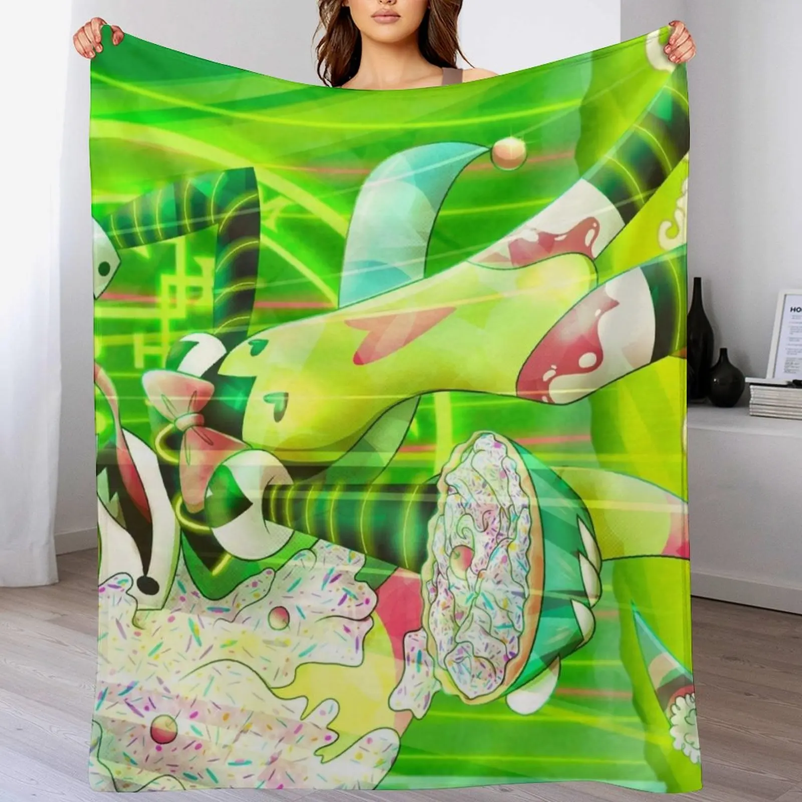 

Fizzarolli - Cream Pie Throw Blanket cosplay anime Nap for winter for babies Blankets