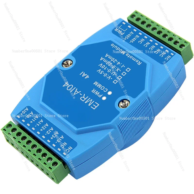 

4-Channel voltage signal acquisition module 0-10V input to 485 strong anti-interference ability EMR-AI04-U