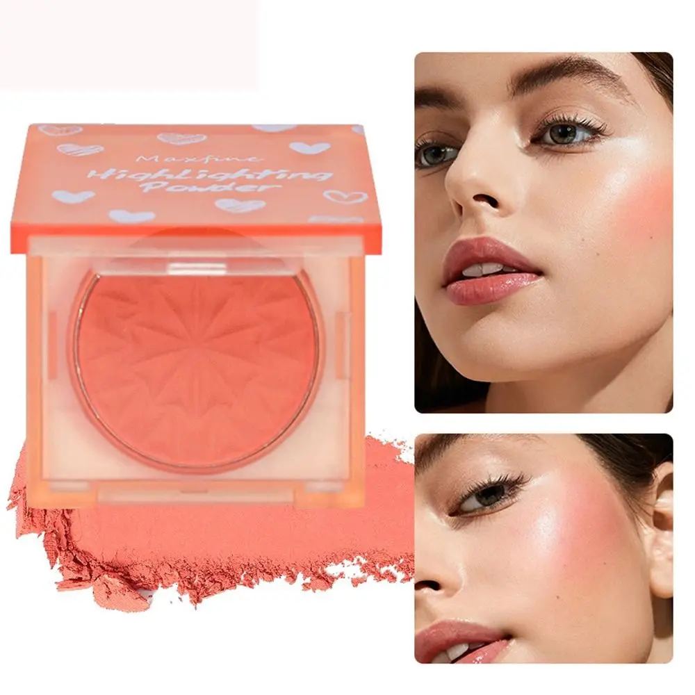 Beauty Matte Cheek Tint Silky Texture Waterproof Blush Cream Shimmer Shimmer with Light Glitter Highlight Rouge Women