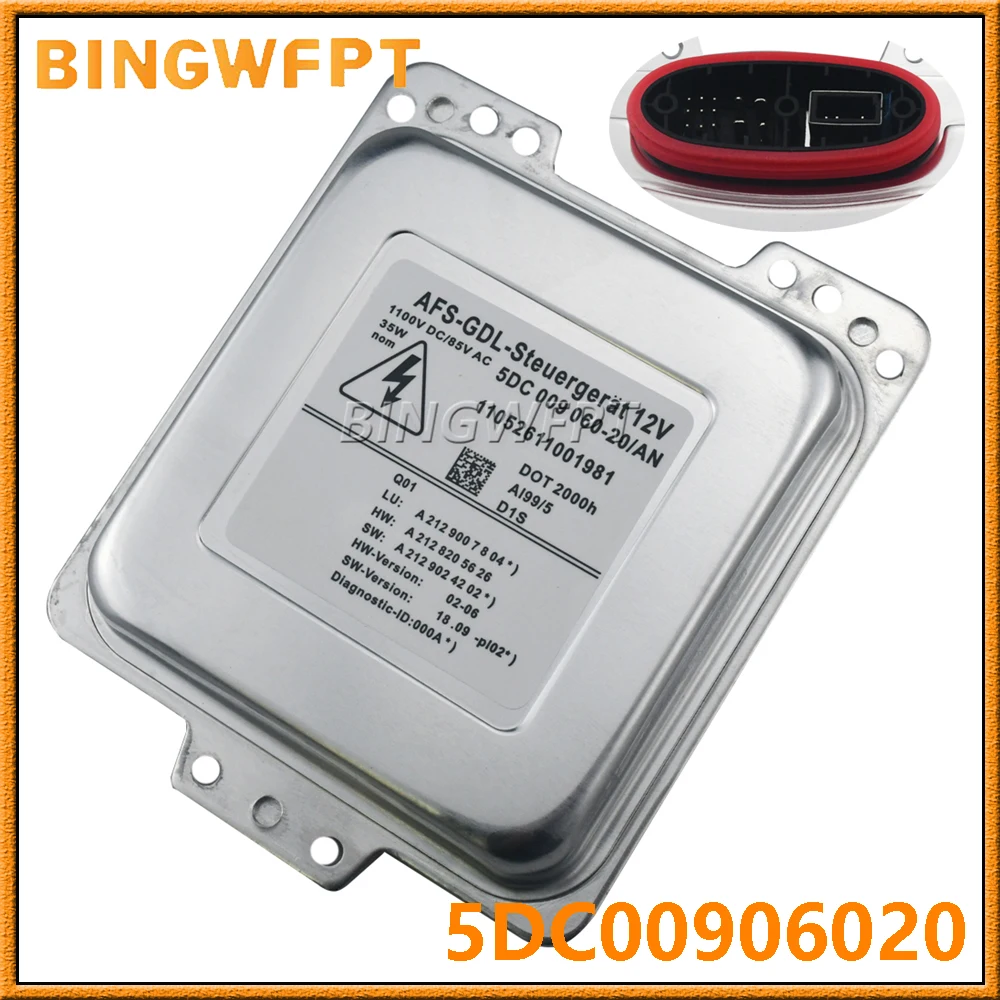 

5DC009060-20 5DC009060 20 5DC00906020 5DC 009 060-20 AN D1S Xenon HID Headlight Ballast Module For Benz E350