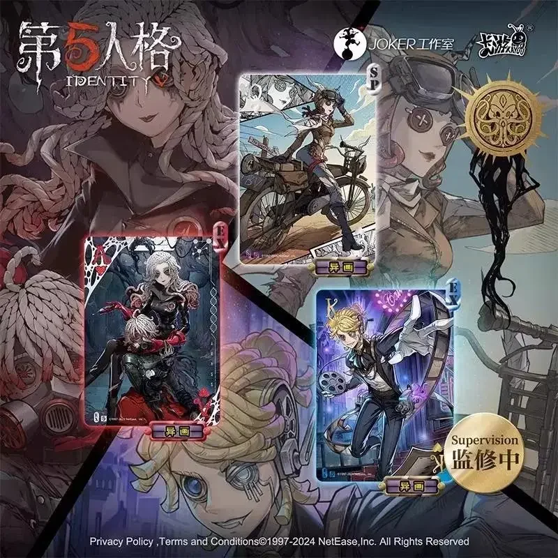 KAYOU  Genuine Identity V Card The Call  Abyss of The Black Jack Card Group in Battle Game Collection Card Toy Gift Original Box