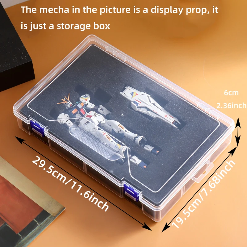 RG Doll Series Mecha Modell Aufbewahrungsbox RG MG 1/144 Modell Straßen-Reise Tragbare Vitrine – Detail 8